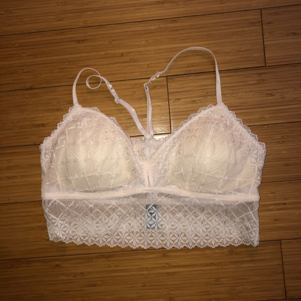 Light pink bralette size large new without tags